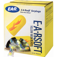 E-A-Rsoft Yellow Neon Blasts Earplugs, Bulk - Polybag SJ427 | NTL Industrial