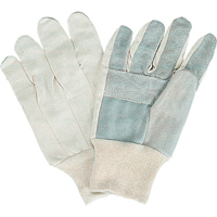 Standard-Duty Work Gloves, Large, Split Cowhide Palm SM572 | NTL Industrial