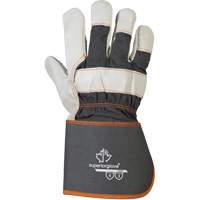 Endura<sup>®</sup> Fitters Work Gloves, One Size, Grain Cowhide Palm, Cotton Inner Lining SM856 | NTL Industrial