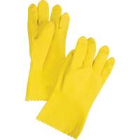 ChemStop Gloves, Size Small/7, 12" L, Latex, Flock-Lined Inner Lining, 16-mil NTL Industrial