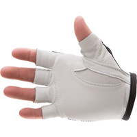 Gant droit antichoc, Taille Moyen, Paume Ch&egrave;vre/Cuir refendu NTL Industrial