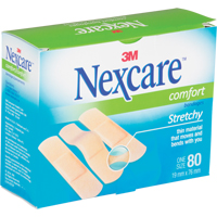 Nexcare™ Comfort Strips, Rectangular/Square, 3", Fabric, Sterile SN659 | NTL Industrial