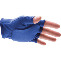 Doublures antichocs pour gants sans doigts, main droite, 6/T-petit, Paume en Synth&eacute;tique, Poignet &agrave; enfiler NTL Industrial