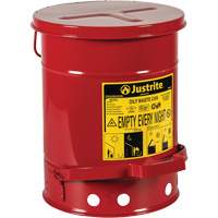 Oily Waste Cans, FM Approved/UL Listed, 6 US Gal., Red SR357 | NTL Industrial