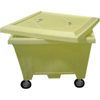 Extra Large Tote with 4" Wheels, 223 US gal. Capacity SR411 | NTL Industrial