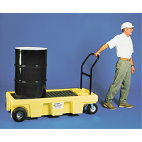 Poly-Spillcart™ Cart ATC, 66.5" L x 29" W x 46.9" H, 57 US gal. Spill Cap. SR438 | NTL Industrial
