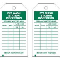 &eacute;tiquettes de rapport d'inspection, Polyester, 4" la x 7" h, Anglais NTL Industrial