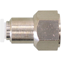 Topfit Female Threaded Y-Connector Fitting, 1/4" Dia, Polymer NTL Industrial