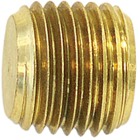 Pipe Plug (Counter Sunk Hex Head), 1/8" Dia., Brass NTL Industrial