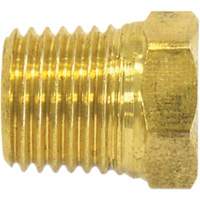 Pipe Plug (Hex Head), 1/4" Dia., Brass NTL Industrial