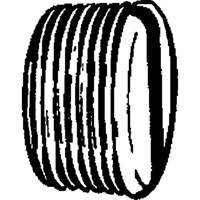 Pipe Plug (Slotted), 1/8" Dia., Brass NTL Industrial