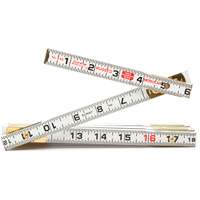 R&egrave;gle de maçon Red End, 6' lo, Bois, Graduations de 1/16" NTL Industrial