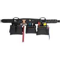 Ceinture &agrave; outils professionnelle pour menuisier, Polyester, Noir NTL Industrial