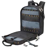 Sacs &agrave; dos pour outils &agrave; 75 pochettes, 13" lo x 17-1/2" la, Noir, Nylon NTL Industrial