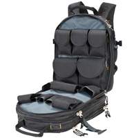 Sacs &agrave; dos pour outils &agrave; 75 pochettes, 13" lo x 17-1/2" la, Noir, Nylon NTL Industrial
