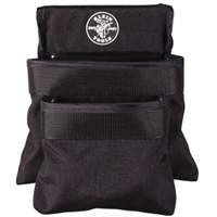 Pochette utilitaire &agrave; 2 poches s&eacute;rie PowerLine, 1000 Denier Cordura&reg;, Noir NTL Industrial