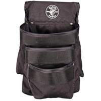 Pochette utilitaire &agrave; 3 poches s&eacute;rie PowerLine, 1000 Denier Cordura&reg;, Noir NTL Industrial