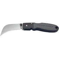 Lockback Knife with Hawkbill Blade, 2-5/8" Blade, Stainless Steel Blade, Nylon Resin Handle NTL Industrial
