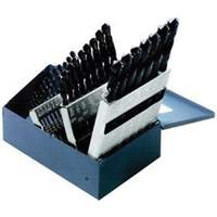 Regular-Point Drill Bit Set, 29 Pieces, Steel NTL Industrial