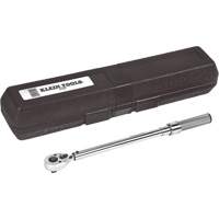 Torque Wrench, Click, 3/8" Square Drive, 10-100 ft-lb/13.6-135.6 Nm NTL Industrial