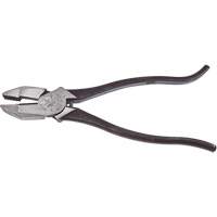 Ironworker's Pliers, Aggressive Knurl, 9-3/8" L, 1-1/4" Capacity NTL Industrial