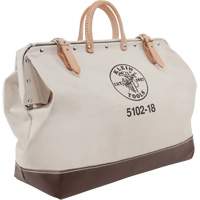 Heavy-Duty 18" Tool Bag, Canvas, 1 Pockets, Beige NTL Industrial