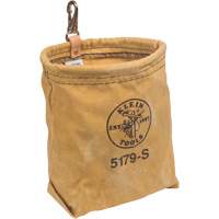 Sac porte-outils hydrofuge avec crochet &agrave; ressort, Toile, Havane NTL Industrial