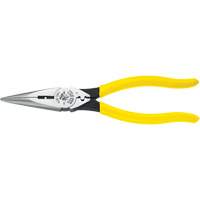 Pince &agrave; bec long robuste avec coupe-fils lat&eacute;raux, d&eacute;nudeur et sertisseur, 8-7/16" lo NTL Industrial