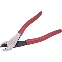 PINCE COUPANTE EN DIAG,ACTION LEVIER,TETE ANGULR, 8-1/16" lo NTL Industrial