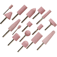 A60R Vitrified Mounted Points, A12, Aluminum Oxide, 11/16" Dia., 1-1/4" L, 60 Grit NTL Industrial