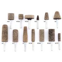 A36Q Resin Bonded Mounted Points, A11, Aluminum Oxide, 11/16" Dia., 2" L, 36 Grit NTL Industrial