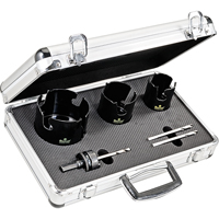 General Purpose Hole Saw Kits, 6 Pieces NTL Industrial