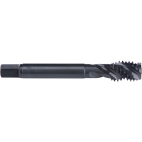 Taraud &agrave; cannelure en spirale 45°, Acier rapide au cobalt, Filet de 6-32, 2" l NTL Industrial