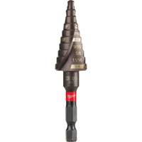 #3 Shockwave Impact Duty Step Drill Bit, 3/16" - 3/4" , 1/16" Increments, Titanium NTL Industrial