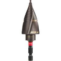 #9 Shockwave Impact Duty Step Drill Bit, 7/8" - 1-1/8" , 1/4" Increments, Titanium NTL Industrial