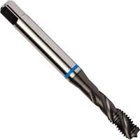 Taraud &agrave; cannelures h&eacute;licoidales Blue Shark, Acier rapide au cobalt, Filet de 1/4"-28, 3,15" l NTL Industrial