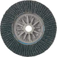 Disque &agrave; lamelles Long Life C-Trim, 4-1/2" x 5/8"-11, Type 27, Grain 40, Alumine de zirconium NTL Industrial