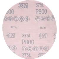 Hookit 375L Film Disc, 6" Dia., P800 Grit, Aluminum Oxide NTL Industrial