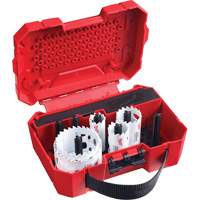 Hole Dozer Carbide Teeth Hole Saw Kit, 9 Pieces NTL Industrial