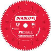 Trex&reg; Blade Cutting Saw Blade, 12", 84 Teeth, Plastic/Composite Decking Use NTL Industrial