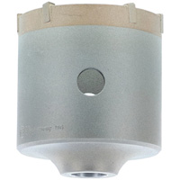 Foret SDS-Plus &agrave; pointe au carbure et paroi mince, 2-9/16", Profondeur de la coupe de 3" NTL Industrial