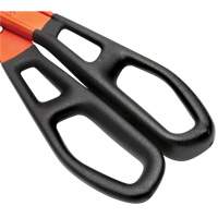 13" Serrated Aluminum Tinner Snip with Dipped Handle, 3" Cut Length, Straight Cut NTL Industrial