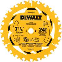 Circular Saw Blade, 7-1/4", 24 Teeth, Wood Use NTL Industrial