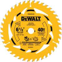 Framing Circular Saw Blade, 6-1/2", 40 Teeth, Wood Use NTL Industrial