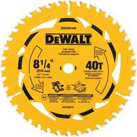 Cross Cutting Circular Saw Blade, 8-1/4", 40 Teeth, Wood Use NTL Industrial