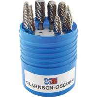 Jeu de fraises en carbure &agrave; coupe agressive, 8 morcea NTL Industrial