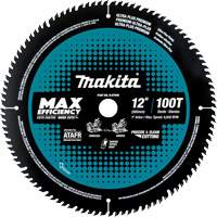 Lames Max-Efficiency, id&eacute;ales pour les scies &agrave; onglets sans fil, 12", 100 dents, Pour Finition NTL Industrial