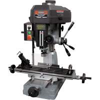 Milling Drilling Machine with Forward/Reverse, 12 Speeds, 1-1/4" Drilling Capacity NTL Industrial