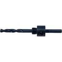 Round Shank Hole Saw Mandrel, 9/16" - 1-3/16", 1/4" Shank NTL Industrial