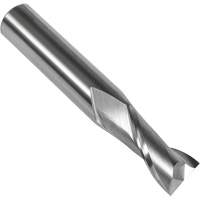 S108 30° Square End Mill, 1/4" Dia., 2-1/2" L, 2 Flutes, 1/4" Shank, Carbide NTL Industrial